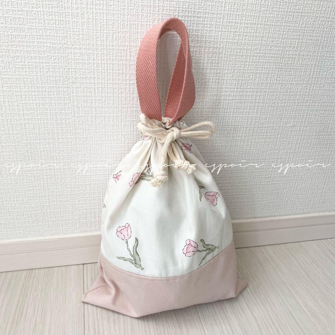 【送料無料】入園入学3点セット(手書き風チューリップ)