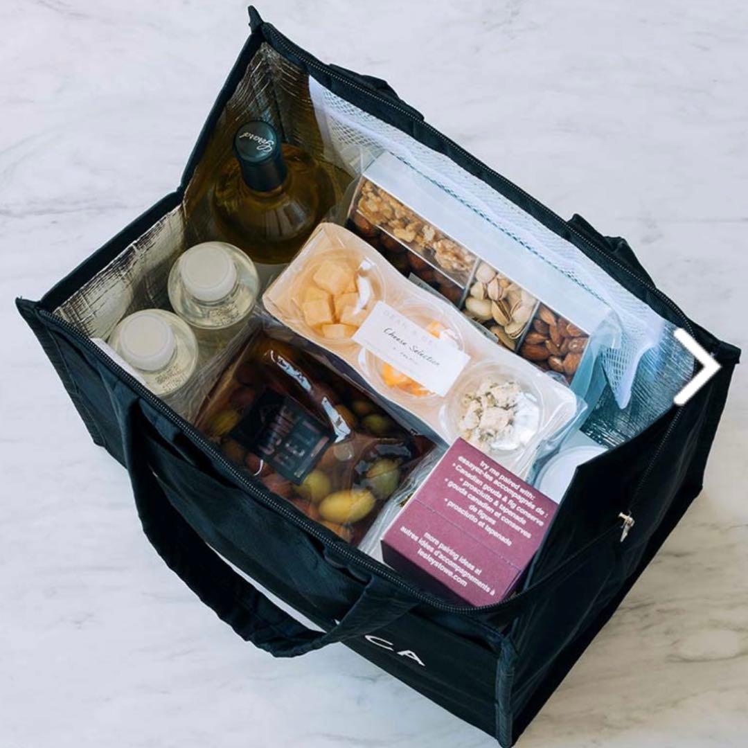 ディーンアンドデルーカ　三段重　大　ホワイト　保冷バッグセット