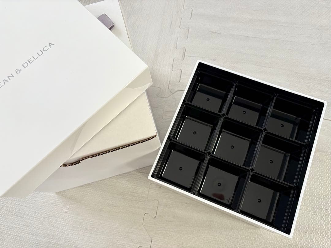 ディーンアンドデルーカ　三段重　大　ホワイト　保冷バッグセット