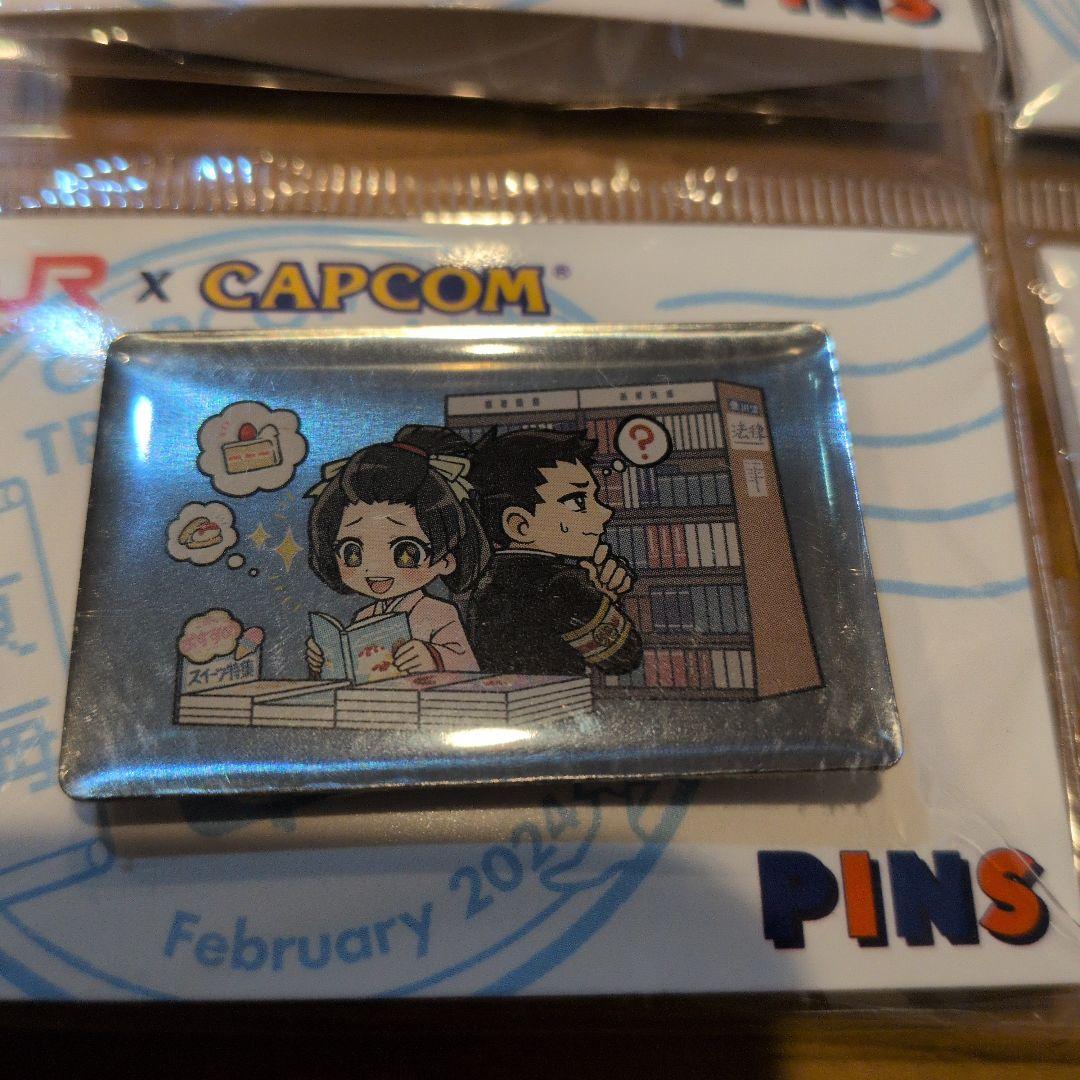 逆転裁判　カプ旅　ピンズ4点セット