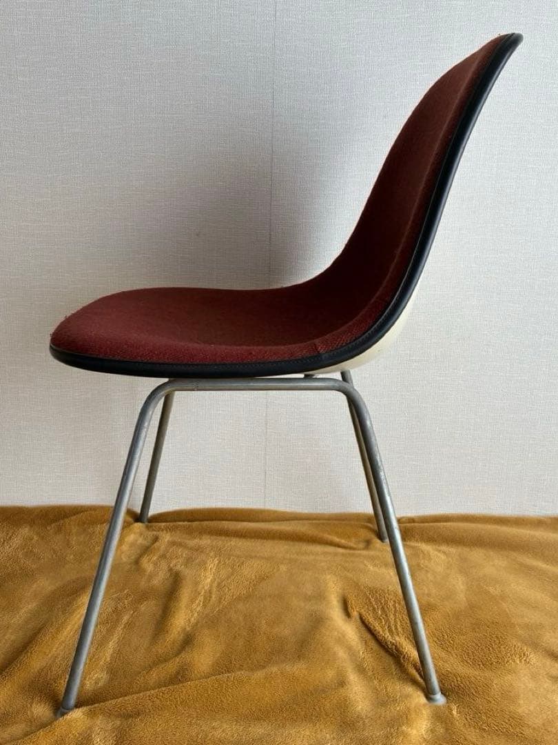 ヴィンテージ 1980年前期 イームズ ハーマンミラー シェルチェア 布張り