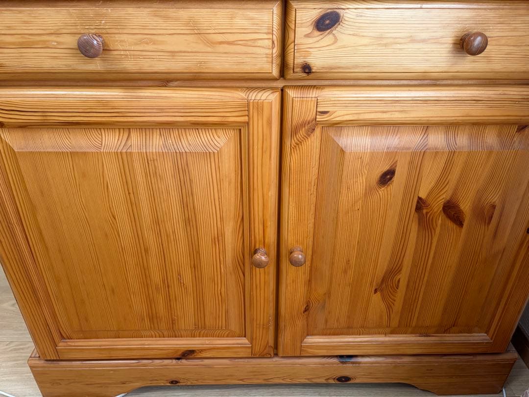 カントリー　食器棚　アンティーク　フレンチカントリー　キッチンボード