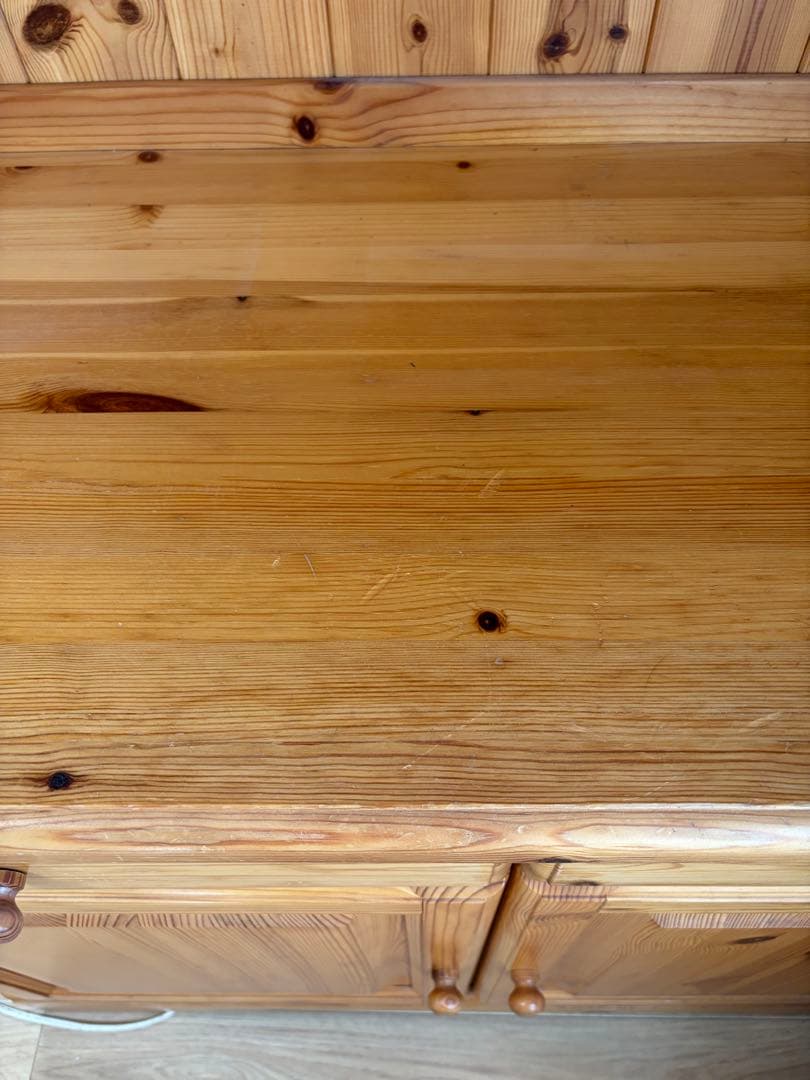 カントリー　食器棚　アンティーク　フレンチカントリー　キッチンボード