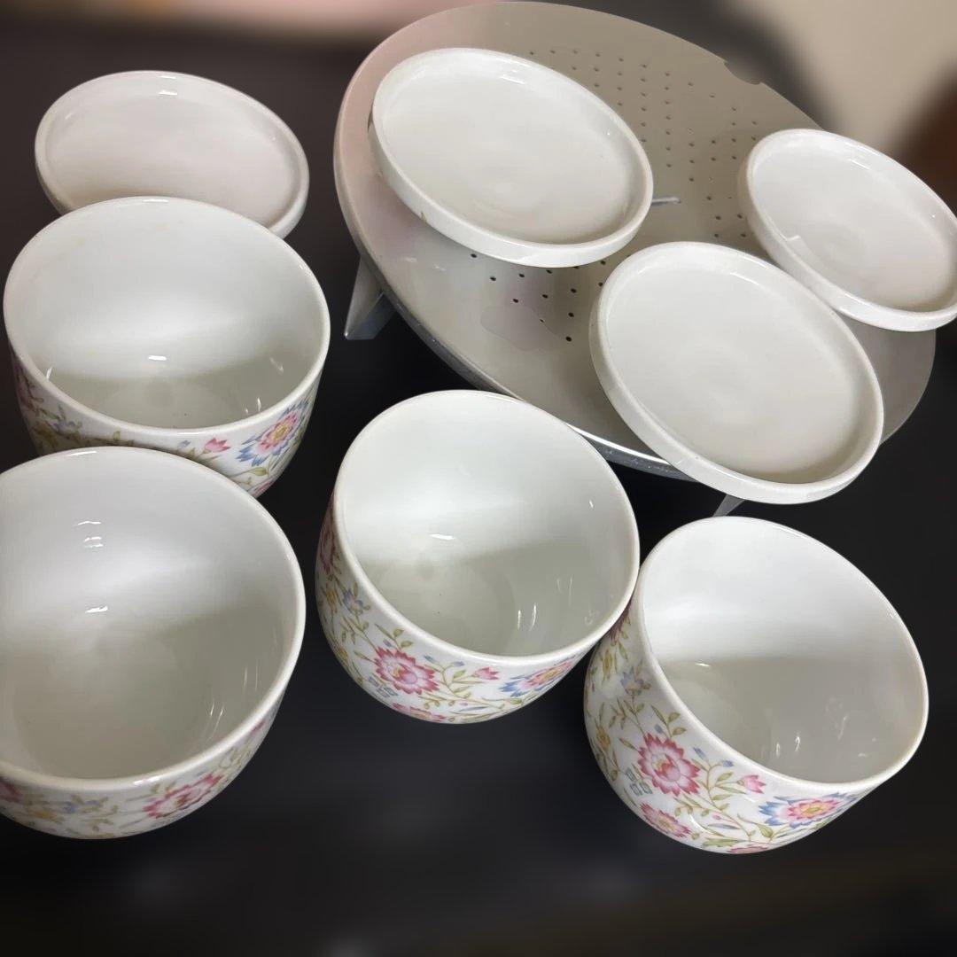 値下げ　EJIRY エジリー　蒸し兼用鍋　蒸し茶碗付き　ほうろう　24cm