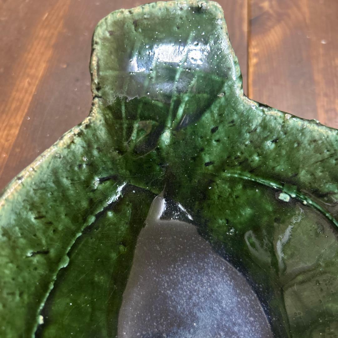 作家　陶芸作家　織部　とんすい　片手鉢　手捻り　２つ