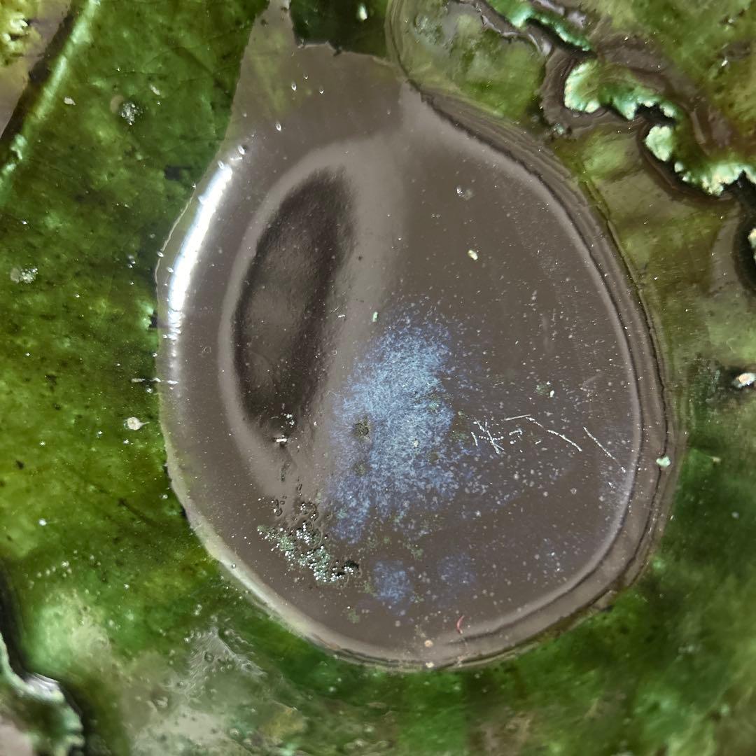 作家　陶芸作家　織部　とんすい　片手鉢　手捻り　２つ