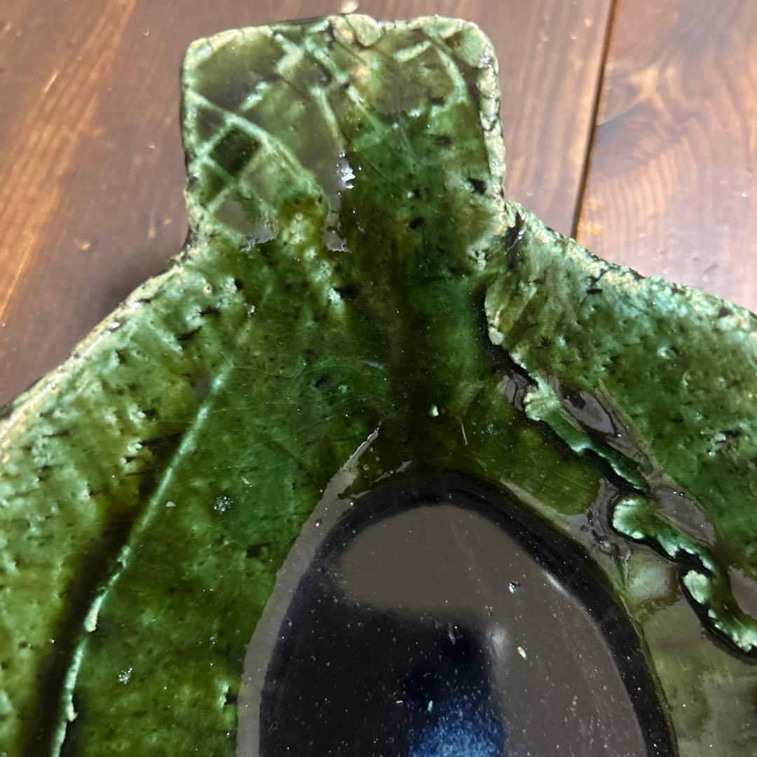 作家　陶芸作家　織部　とんすい　片手鉢　手捻り　２つ