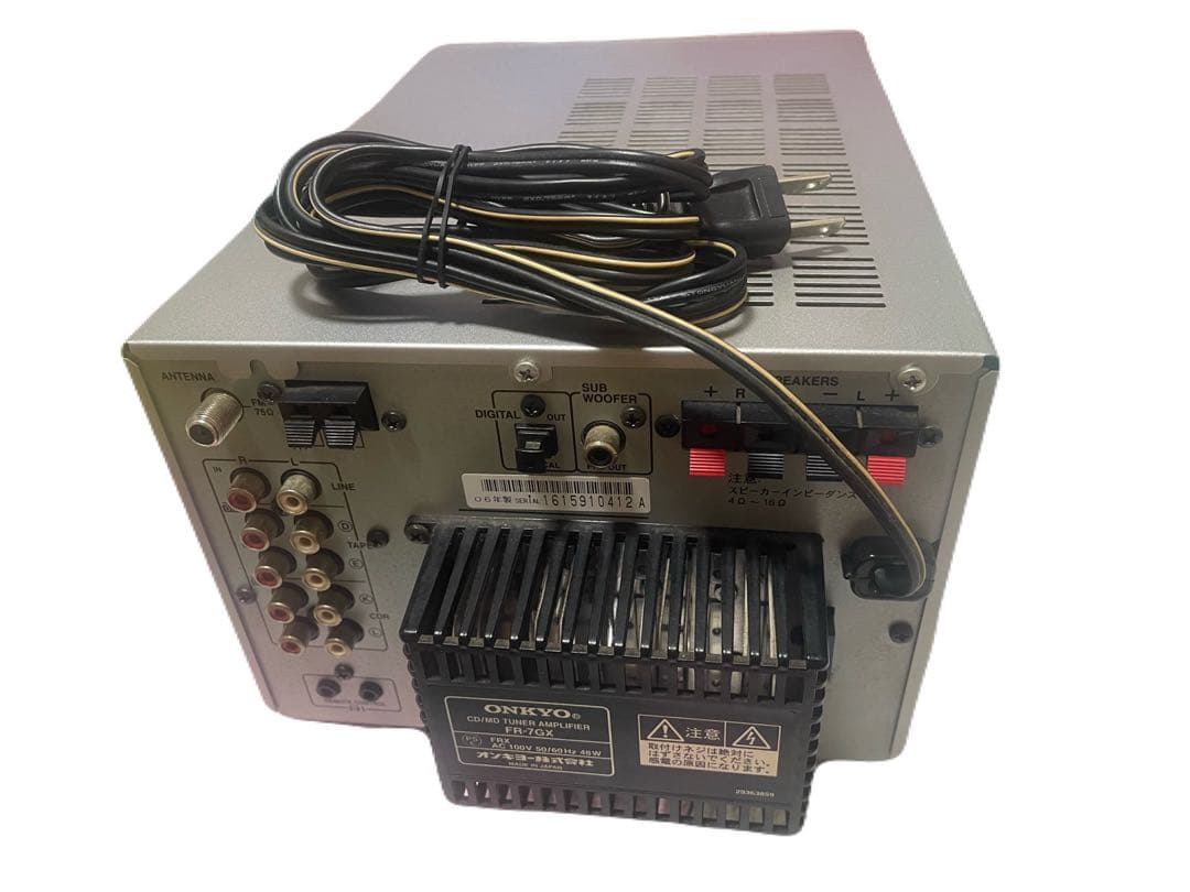 ONKYO CD MD ミニコンポ　FR 7GX 動作確認済みフルセット
