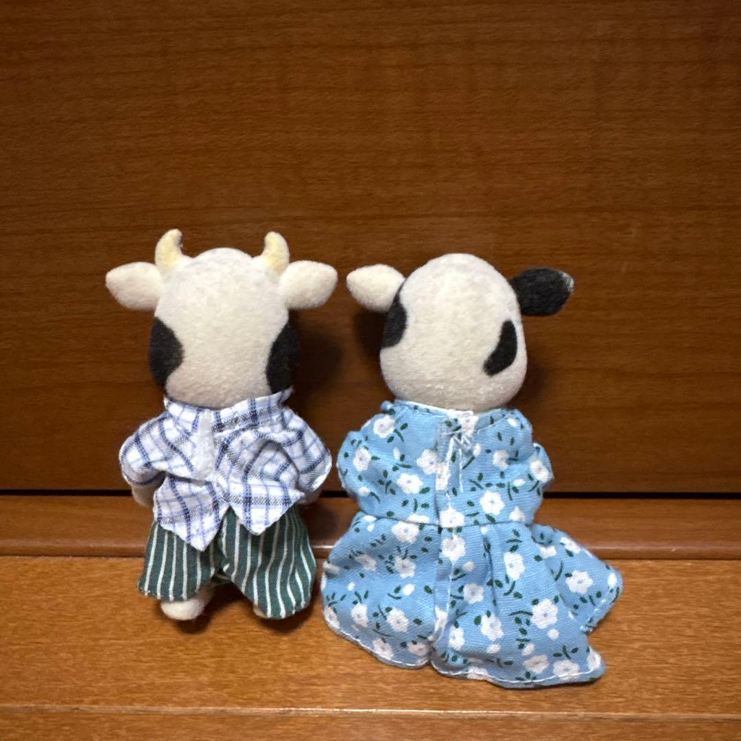 シルバニアファミリー　ウシのおじいちゃん・おばあちゃん　海外版