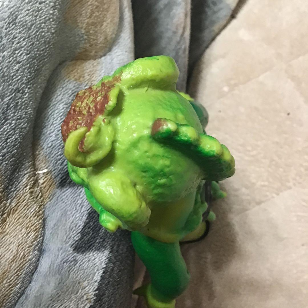 期間限定　昭和レトロ　当時物　旧バンダイ　ソフビ　仮面ライダー　怪人　サラセニア