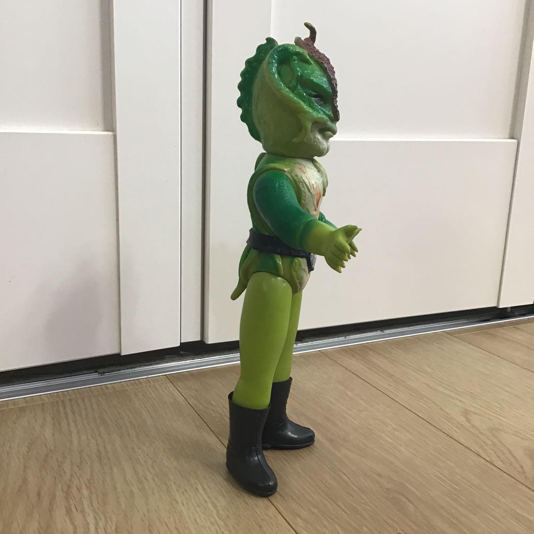 期間限定　昭和レトロ　当時物　旧バンダイ　ソフビ　仮面ライダー　怪人　サラセニア