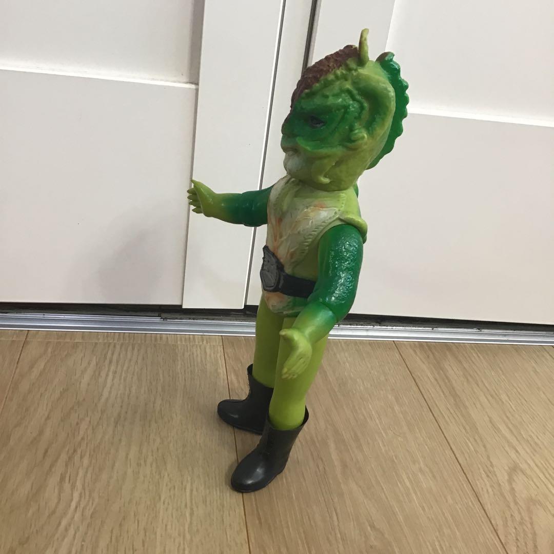 期間限定　昭和レトロ　当時物　旧バンダイ　ソフビ　仮面ライダー　怪人　サラセニア