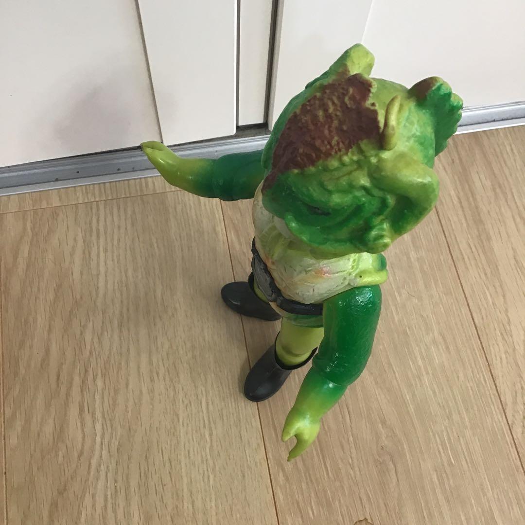 期間限定　昭和レトロ　当時物　旧バンダイ　ソフビ　仮面ライダー　怪人　サラセニア