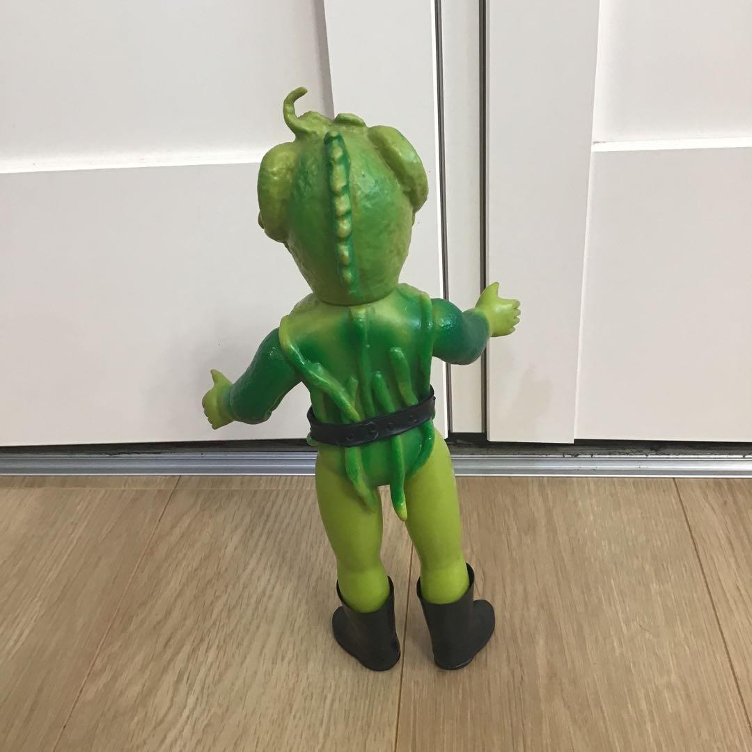 期間限定　昭和レトロ　当時物　旧バンダイ　ソフビ　仮面ライダー　怪人　サラセニア