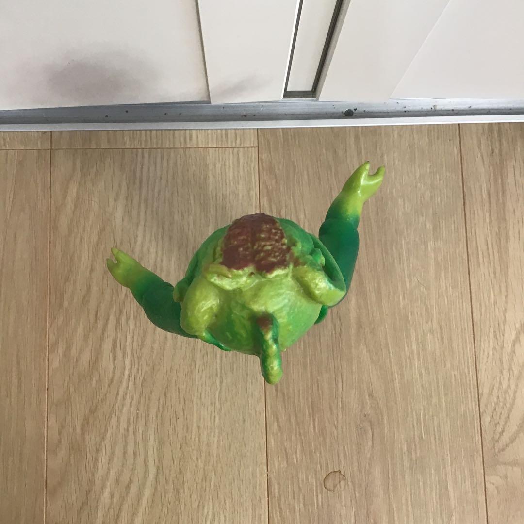 期間限定　昭和レトロ　当時物　旧バンダイ　ソフビ　仮面ライダー　怪人　サラセニア