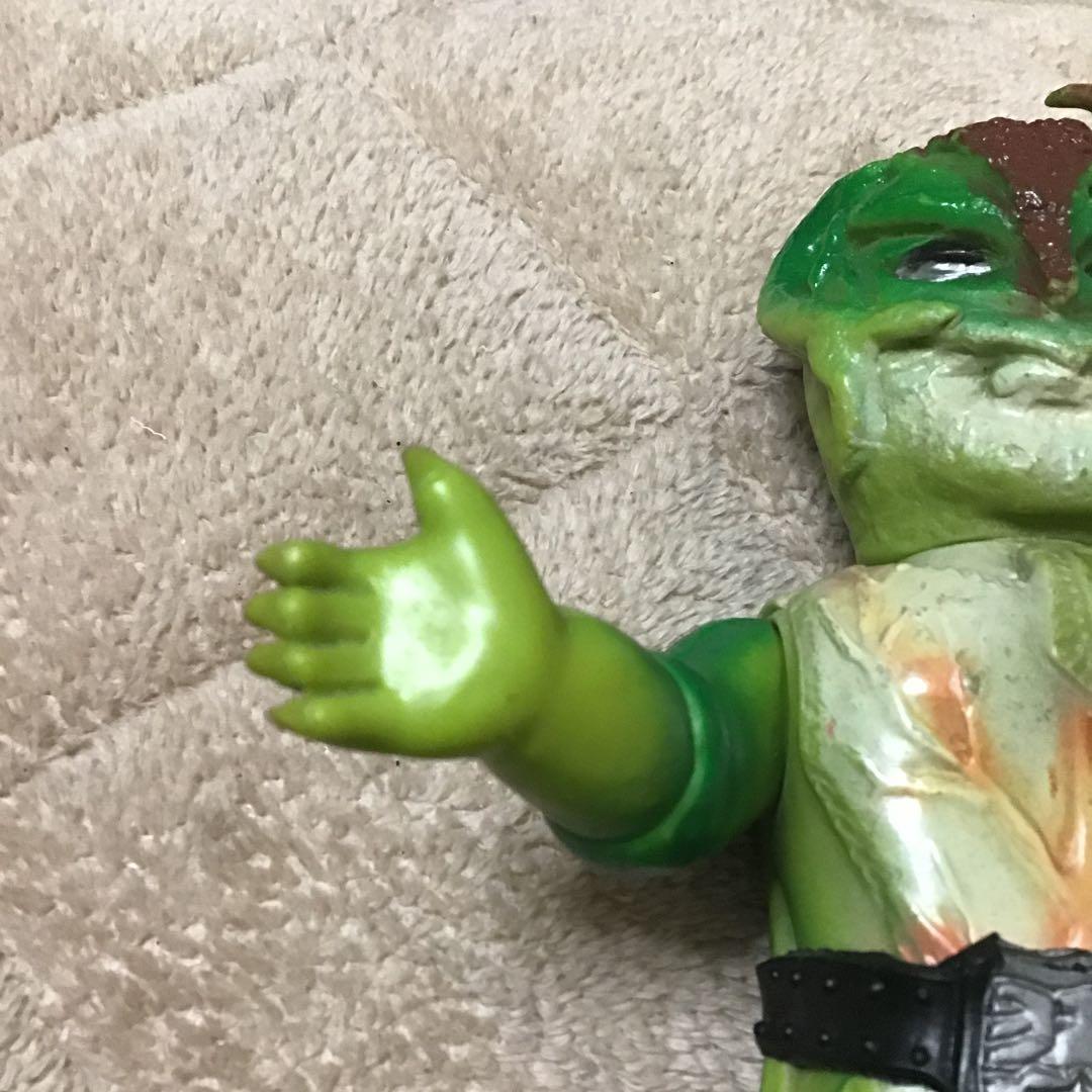 期間限定　昭和レトロ　当時物　旧バンダイ　ソフビ　仮面ライダー　怪人　サラセニア