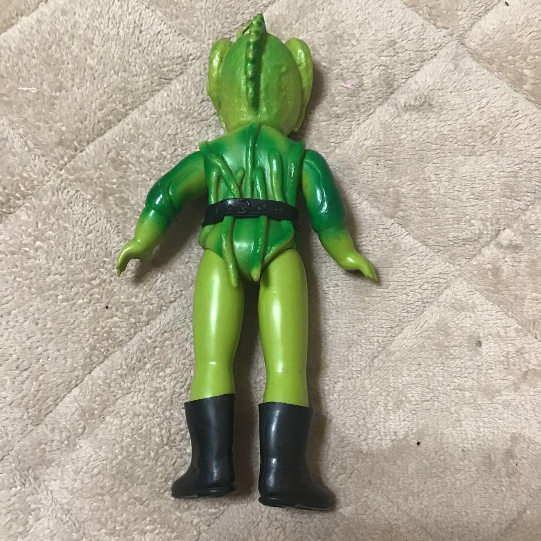 期間限定　昭和レトロ　当時物　旧バンダイ　ソフビ　仮面ライダー　怪人　サラセニア