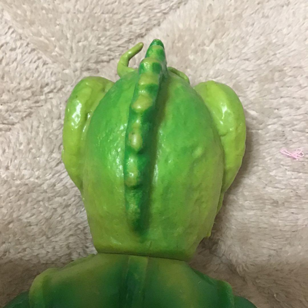 期間限定　昭和レトロ　当時物　旧バンダイ　ソフビ　仮面ライダー　怪人　サラセニア