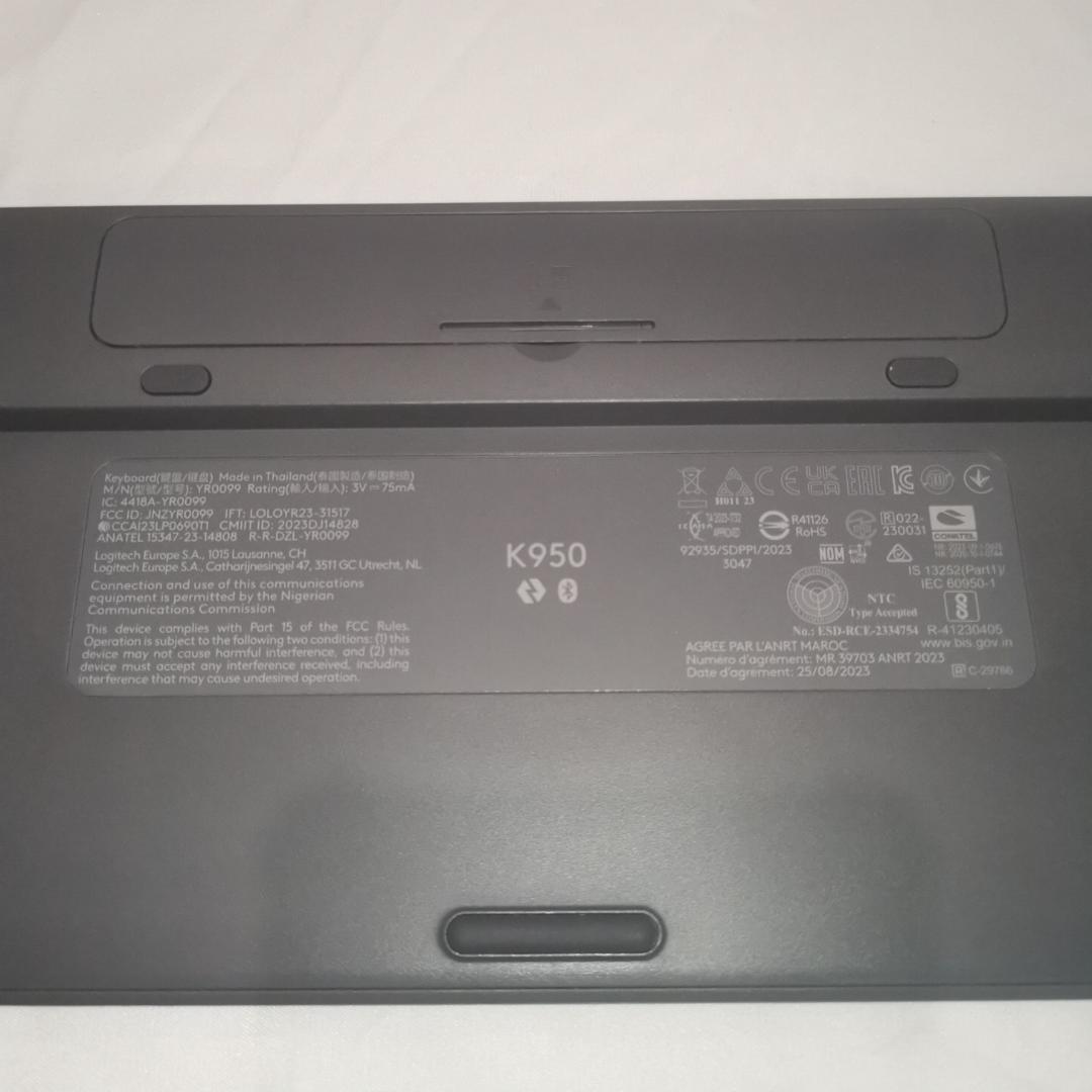 ロジクール SIGNATURE SLIM ワイヤレス キーボード K950GR