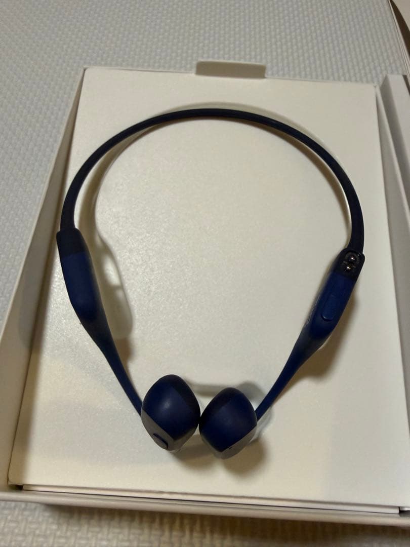 SHOKZ OPENRUN 骨伝導イヤホン ブルー