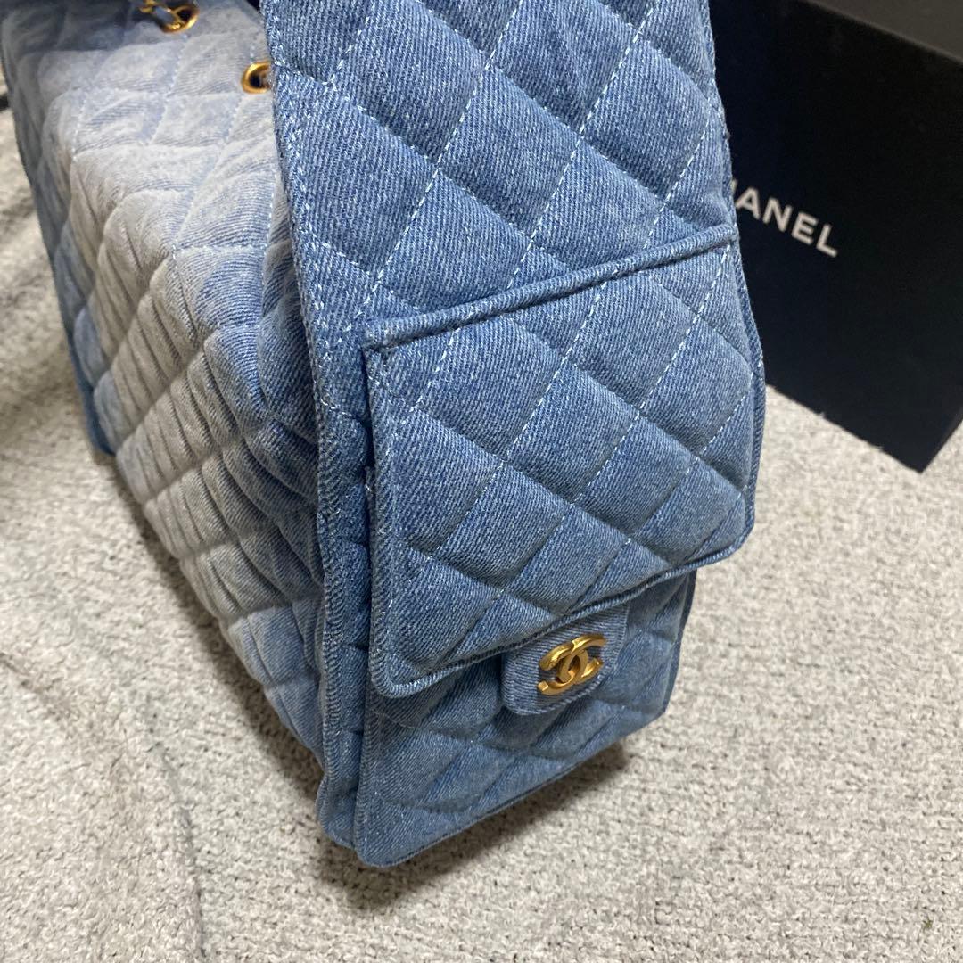 CHANEL デニム　キルティングバッグ　ノベルティ