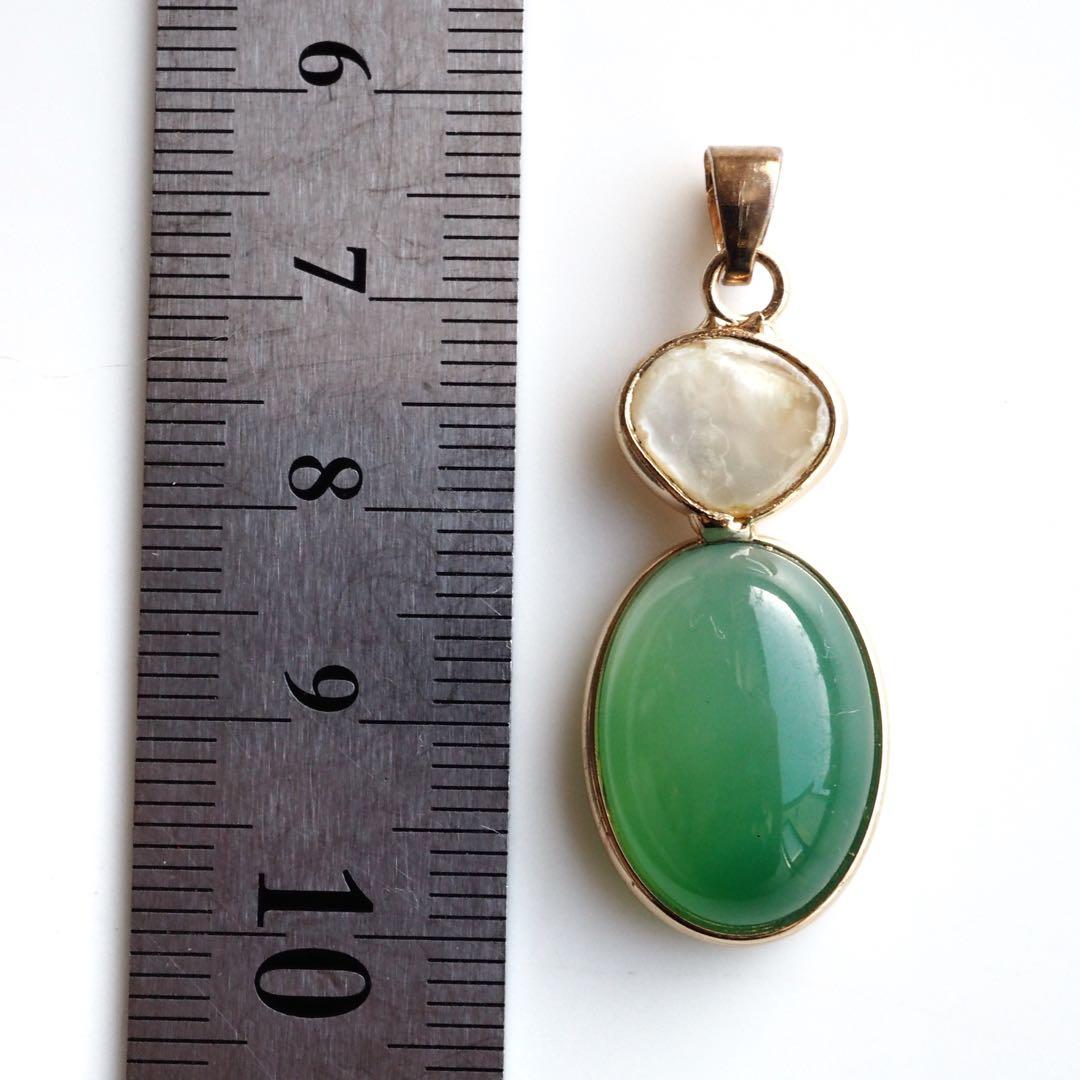 【くんく】マレーシア翡翠のデザインゴムブレスレット