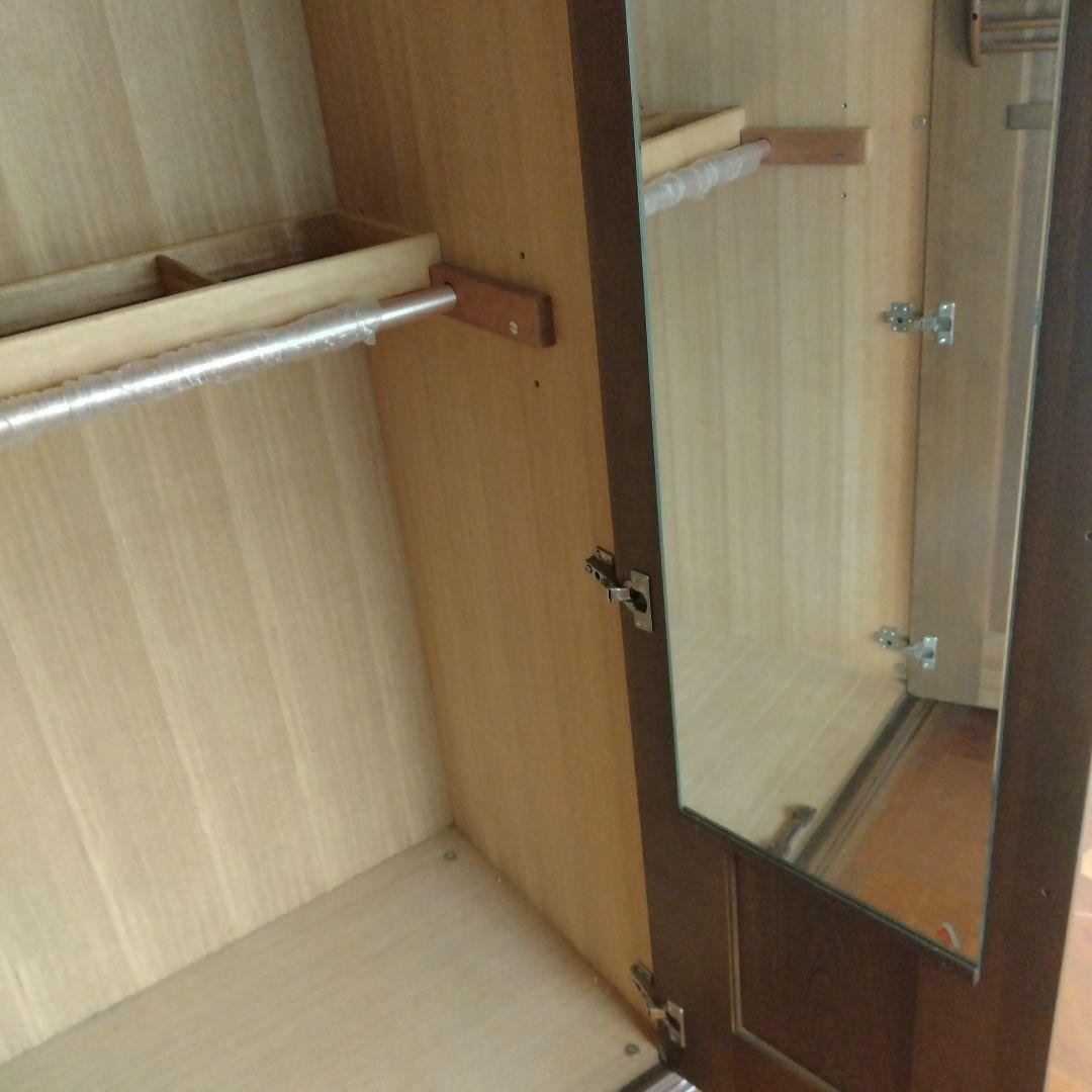 ワードローブ　洋タンス　ロッカー　木製　府中家具　引取限定　写真撮り直し