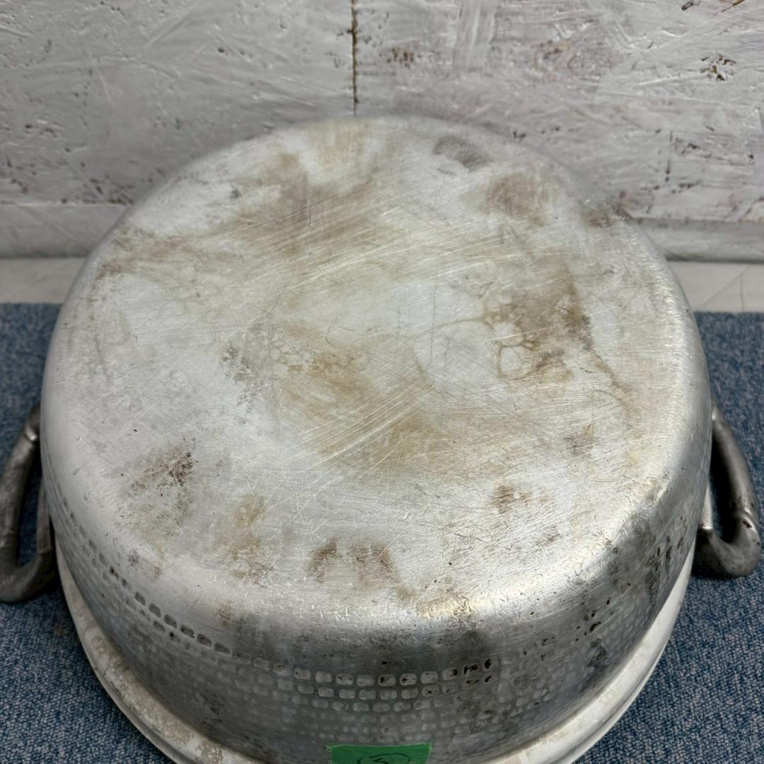 【厨房機器】 アルミ製 両手鍋 42cm 円付鍋 アルミ鍋 厨房 ⑤ A1481