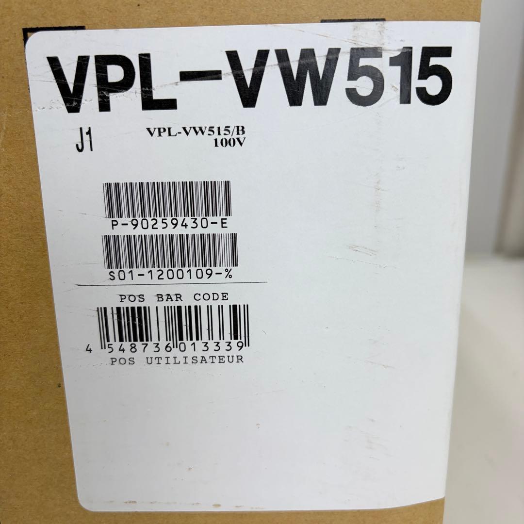 【新品未使用】SONY ソニー VPL-VW515 ブラック プロジェクター