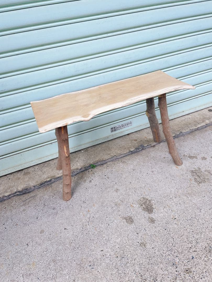 天然カバ　ベンチ　展示品　スツール、ベンチ