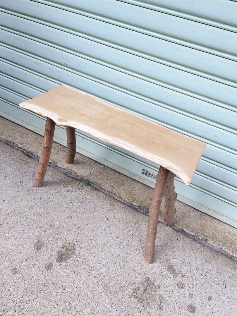 天然カバ　ベンチ　展示品　スツール、ベンチ