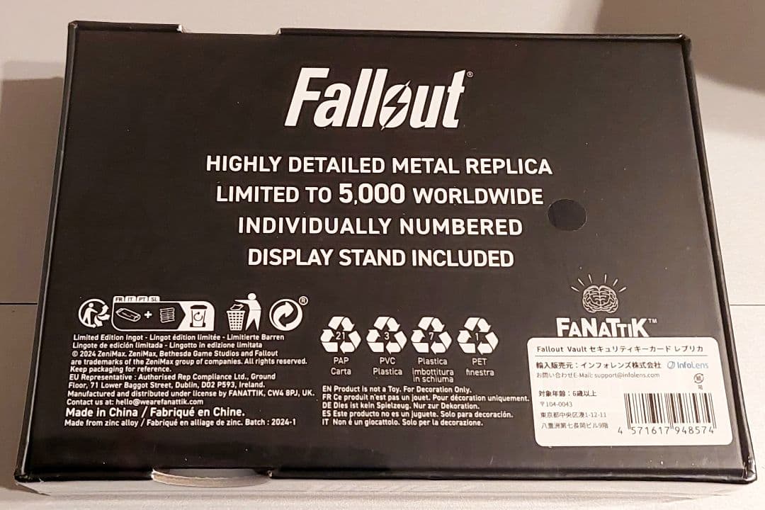 フォールアウト セキュリティキーカード　レプリカ