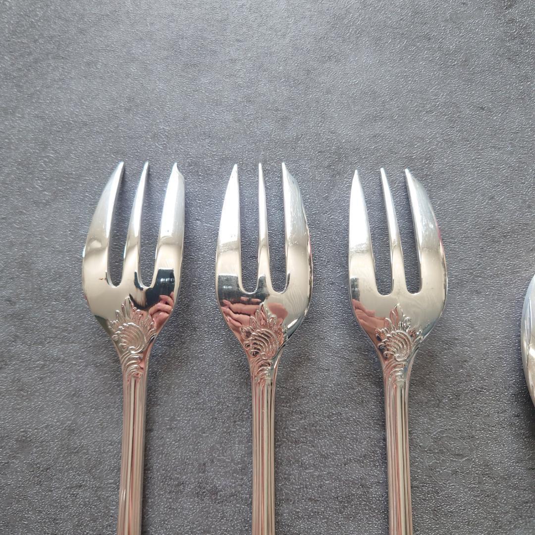 クリストフル マルリー ケーキフォーク コーヒースプーン 6点