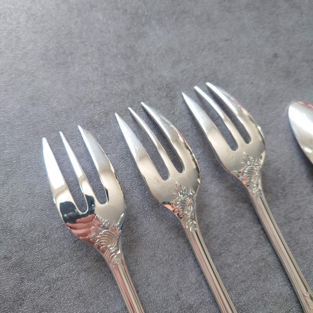 クリストフル マルリー ケーキフォーク コーヒースプーン 6点