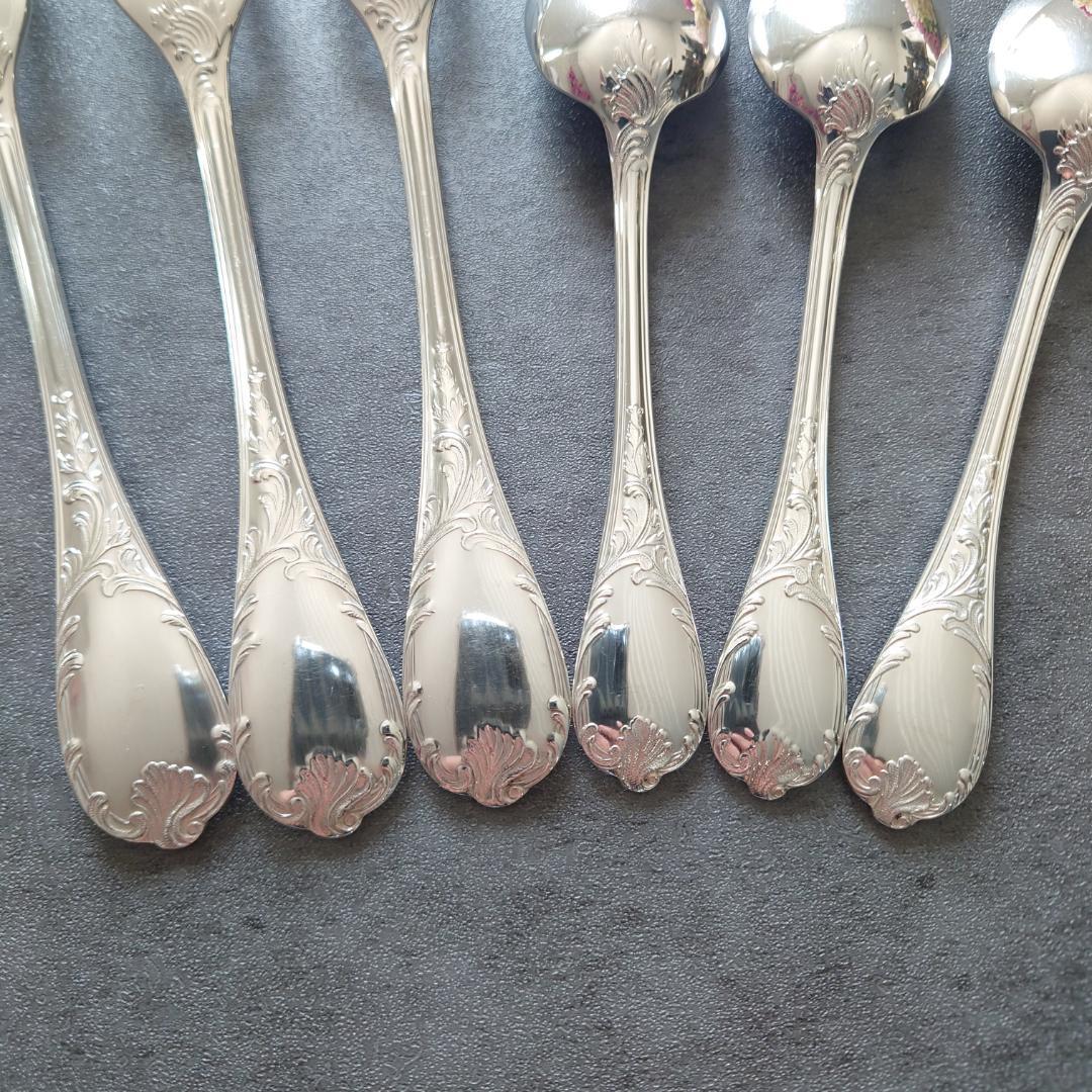 クリストフル マルリー ケーキフォーク コーヒースプーン 6点