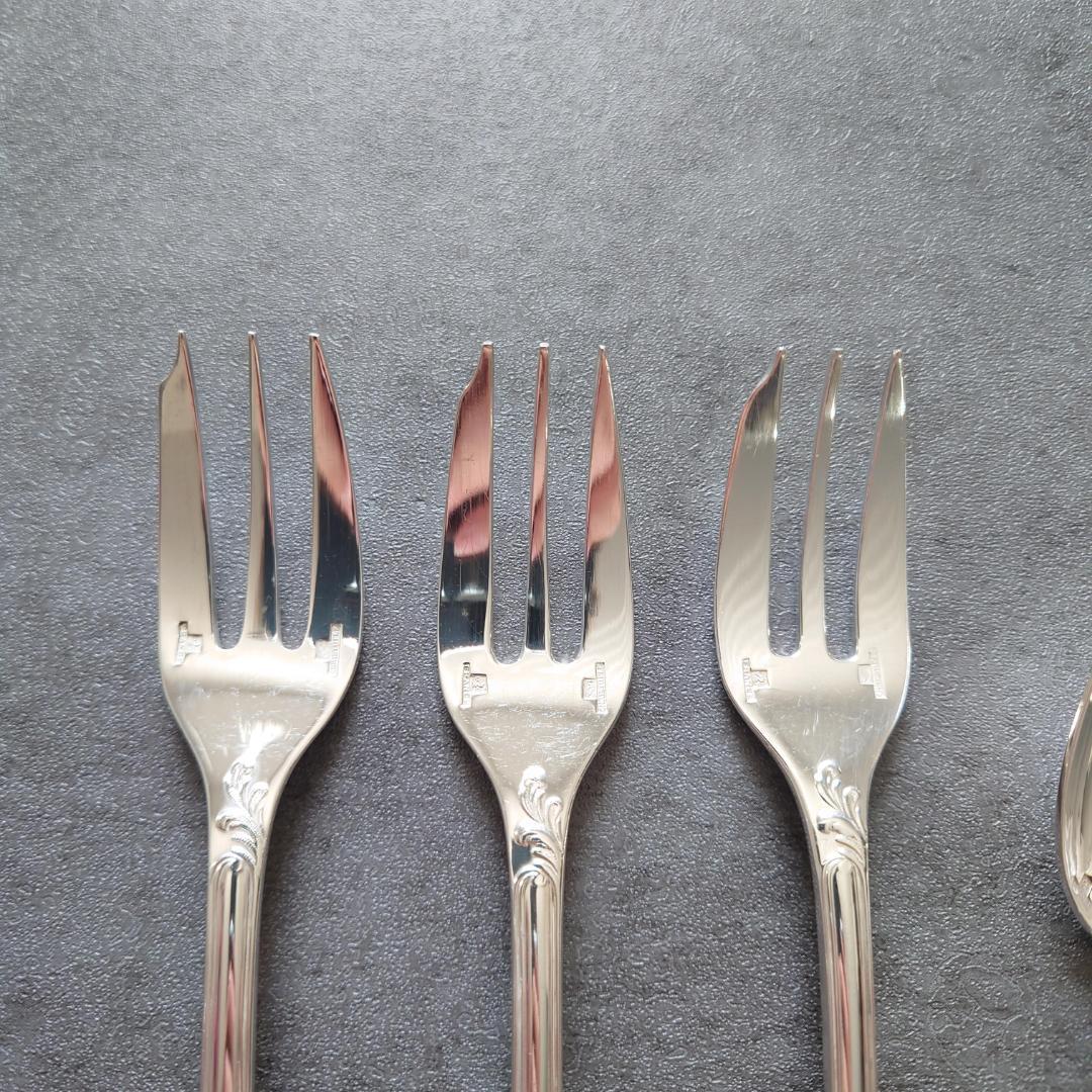 クリストフル マルリー ケーキフォーク コーヒースプーン 6点