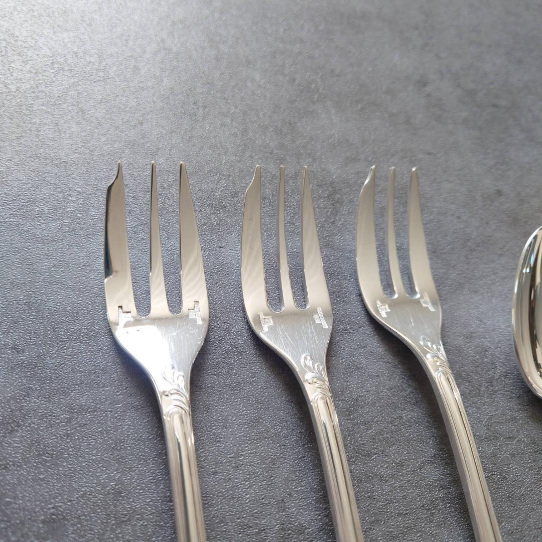 クリストフル マルリー ケーキフォーク コーヒースプーン 6点