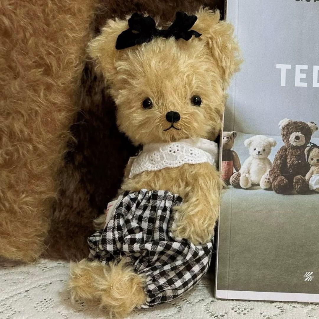 優しいくまちゃん アーティストベア テディベア 海外作家様 ハンドメイド