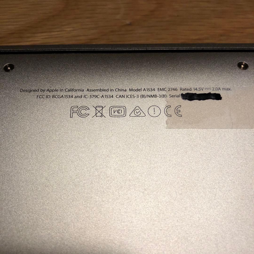 N*g様 MacBook Retina, 12-inch, Early 2015