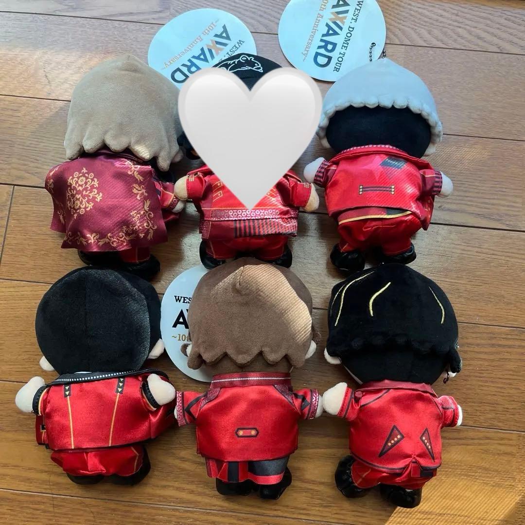 WEST. ちびスト AWARD ドームツアーグッズ 6体まとめ売り