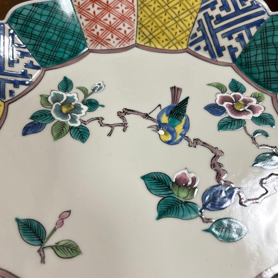 九谷焼　星峯窯　飾り皿　大皿　オードブル皿　32㎝　美術品　工芸品