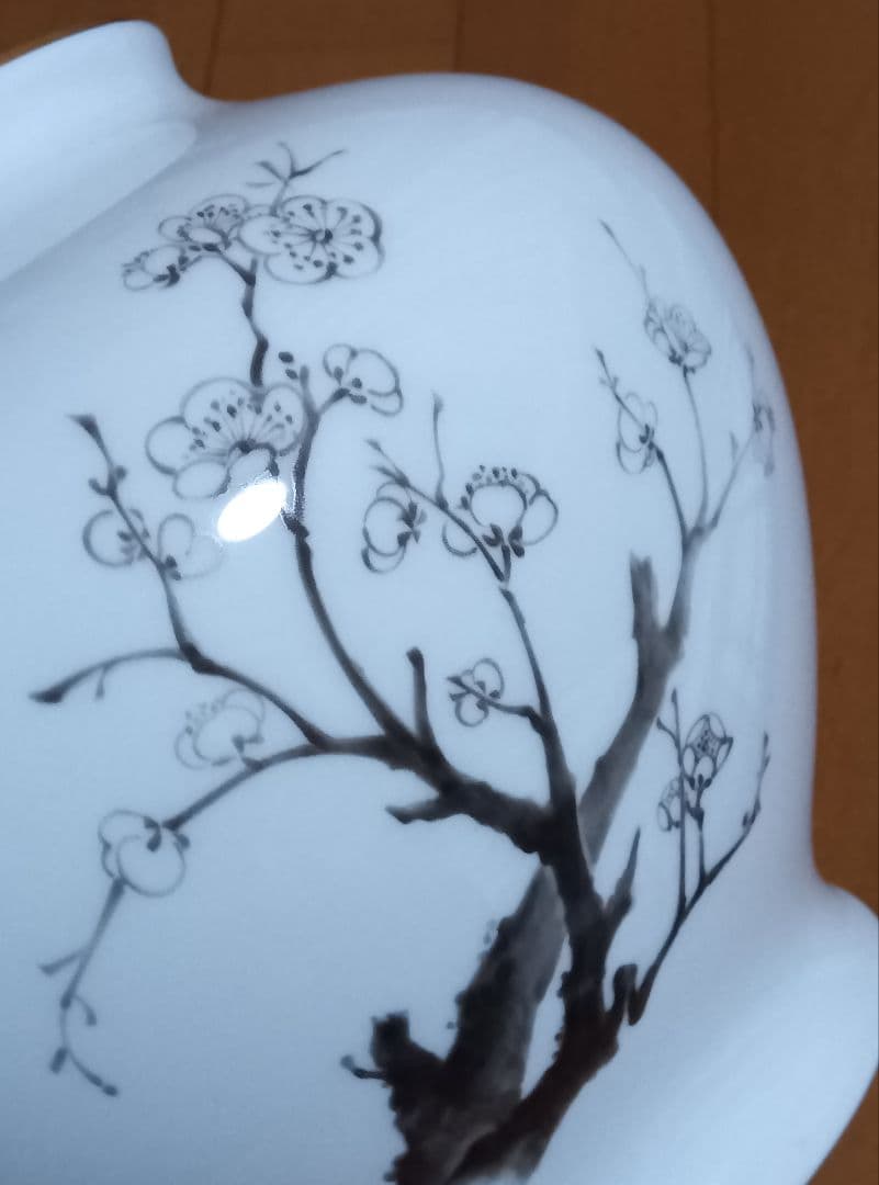 大倉陶園　百木春夫作　高級磁器　花瓶　花器　限定版　皇室担当