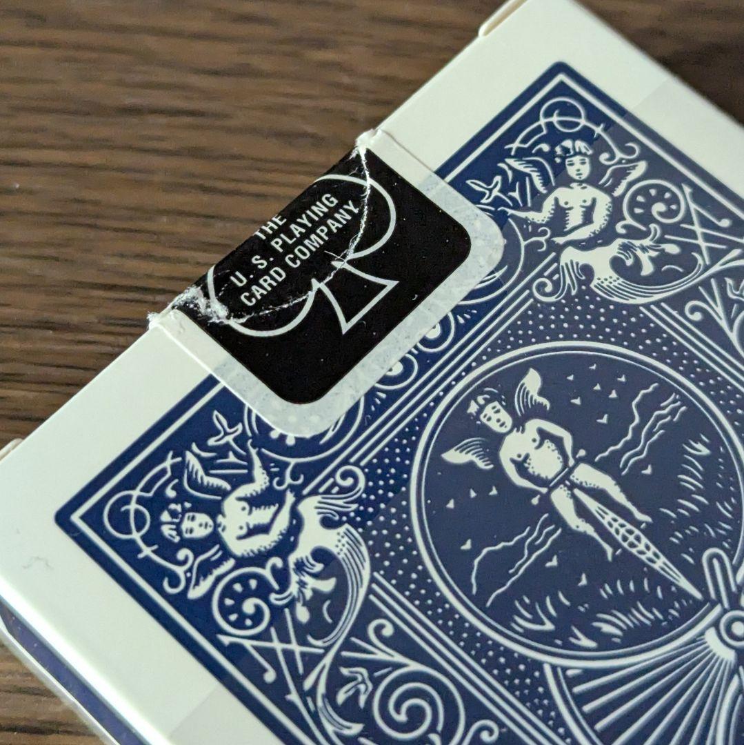 【ほぼ新品】BICYCLE RIDER BACK トランプ 12個入 おまけ有