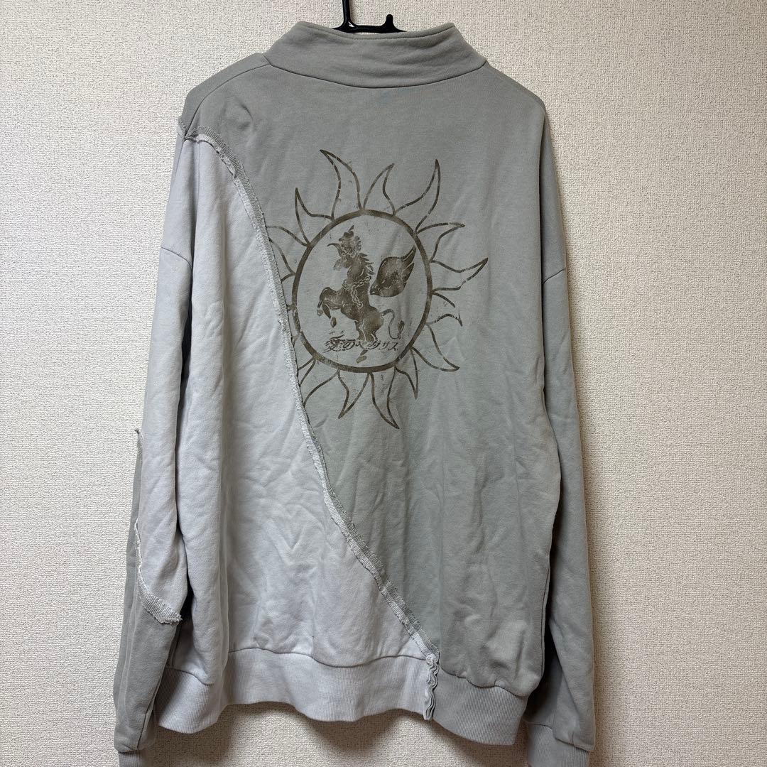 ずっと真夜中でいいのに。　ずとまよ　Half Zip Sweat グレー　XL