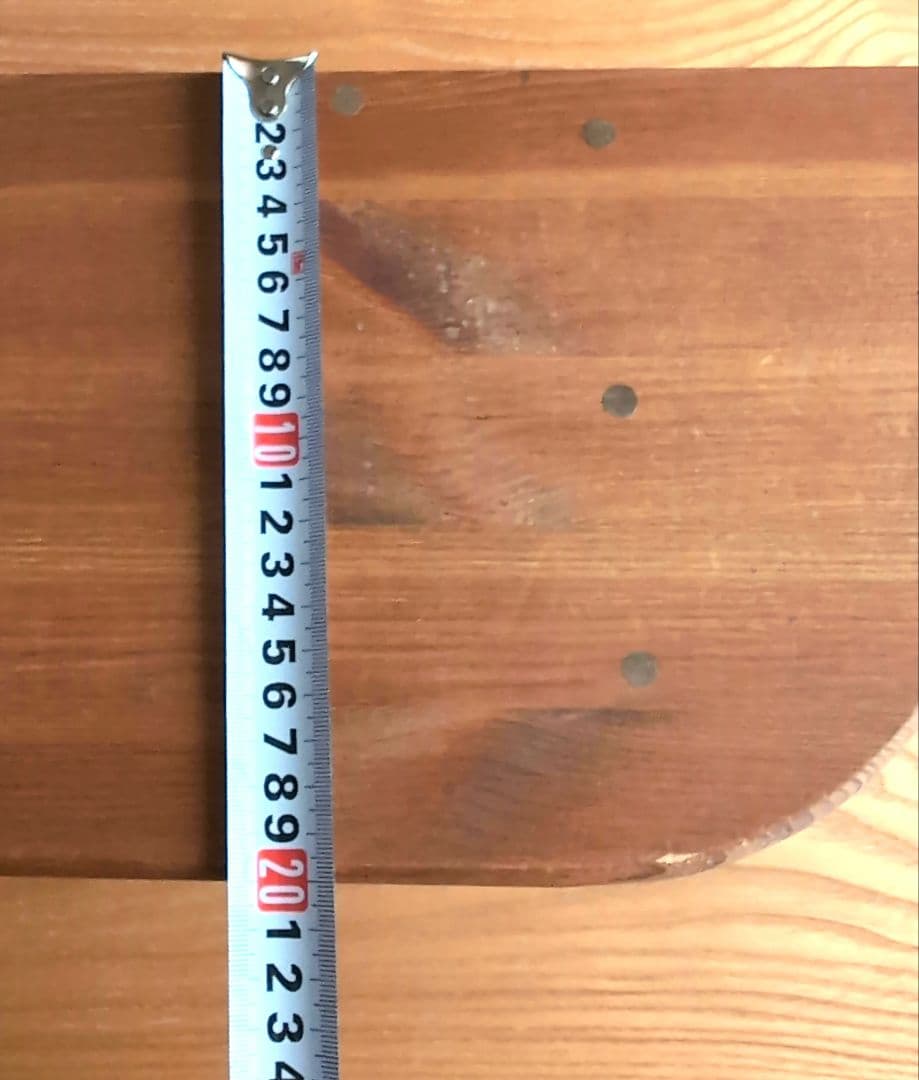 【新品】カントリー調パイン材シェルフ棚 　麦穂模様入り　サイドスカロップエッジ