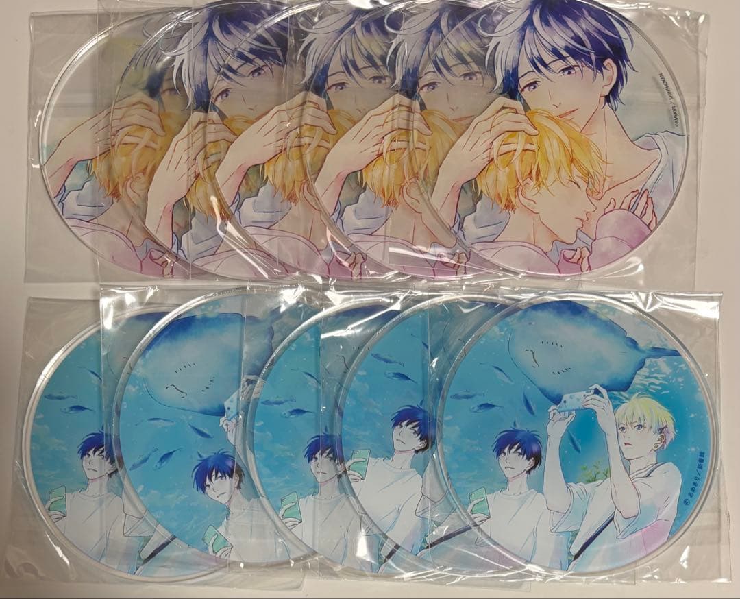 麻生ミツ晃 世界でいちばん遠い恋 GUSH マンガチャ アクリルコースター ①