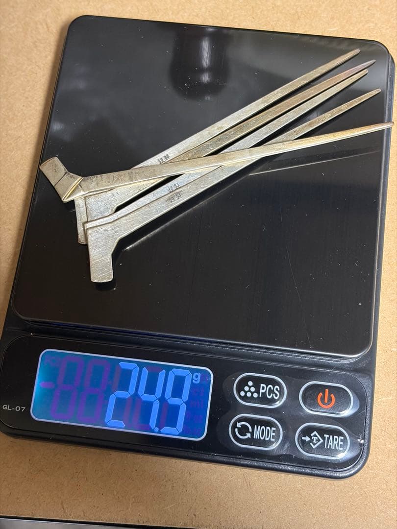 楊枝 5本セット 銀製 シルバー Silver