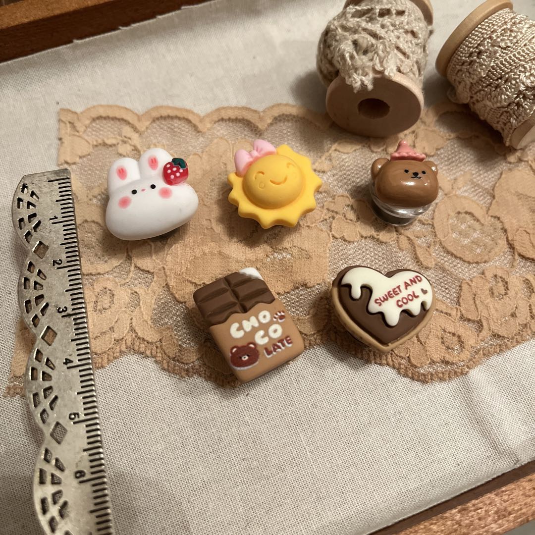 ＊ハンドメイド＊かわいいマグネット ⑤【5個セット】