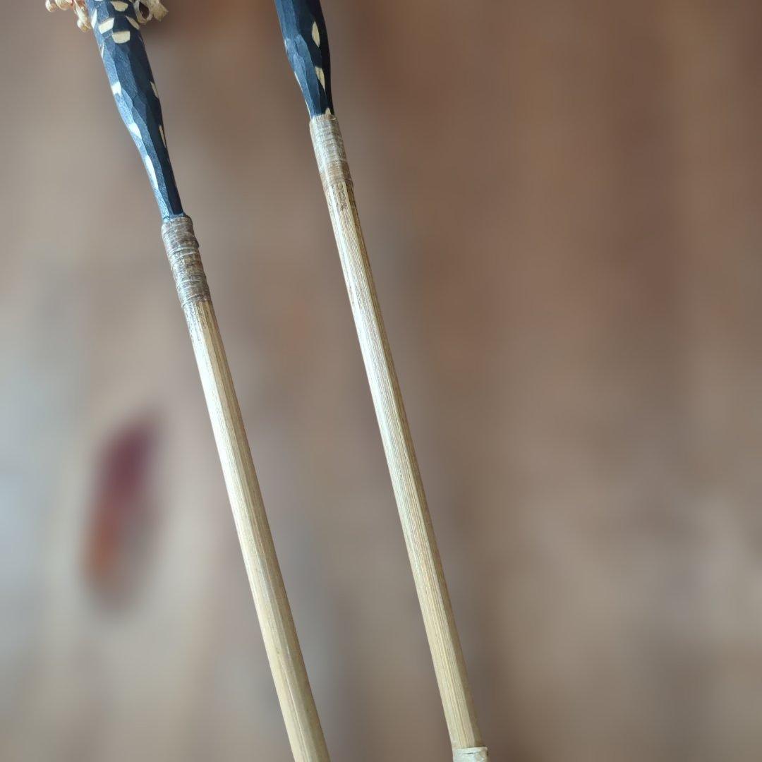 アイヌ民族　花矢　祭具　 2本セット