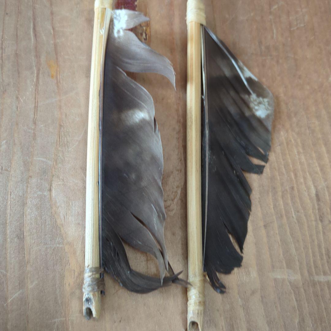 アイヌ民族　花矢　祭具　 2本セット